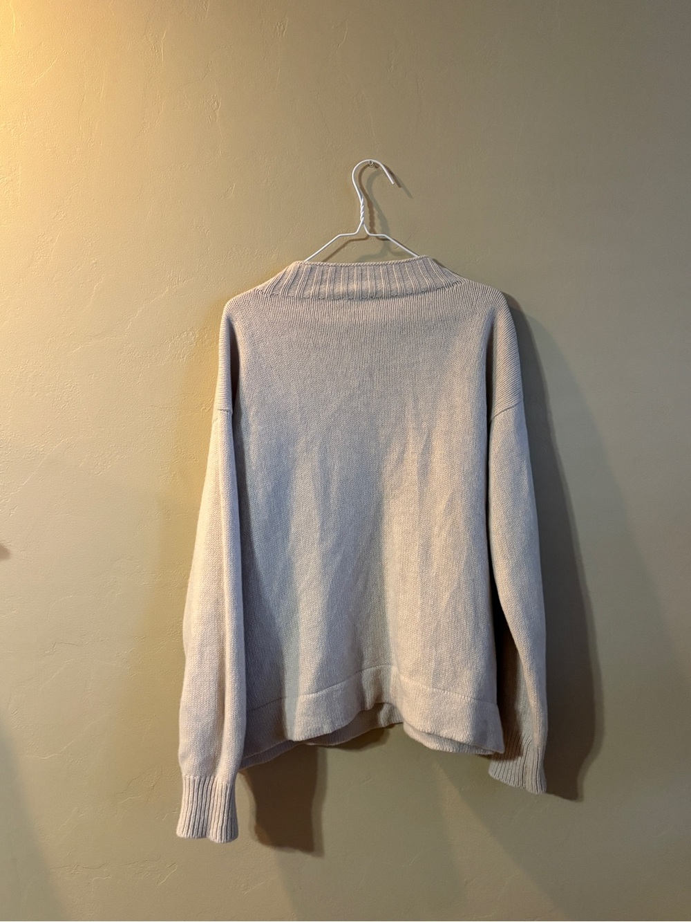 Margaret Howell 100% Lambswool Wide Neck Sweater - Picture 3 of 4